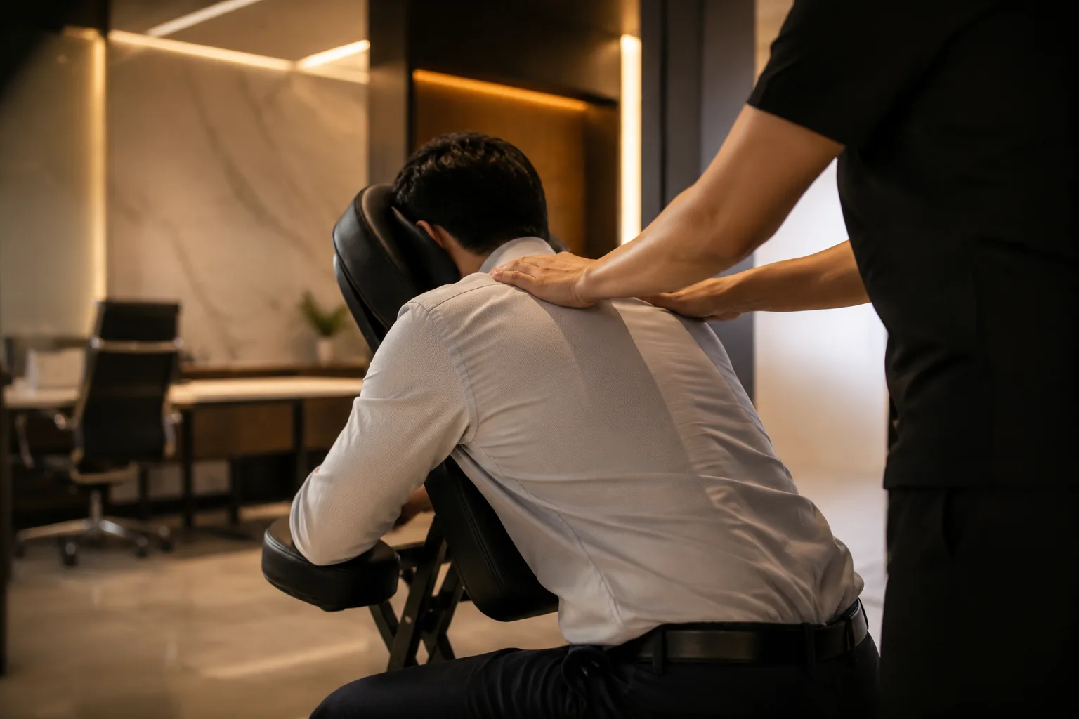 ماساژ درمانی ناحیه گردن برای کاهش درد آرتروز