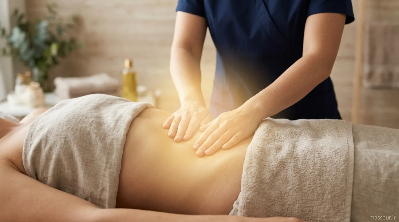 ماساژ درمانی ناحیه شکم و لگن برای کاهش دردهای قاعدگی